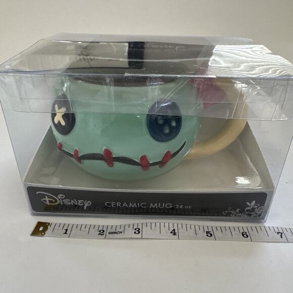 Disney Lilo And Stitch Scrump The Doll Ceramic Figural Mug NEW - Picture 7 of 7